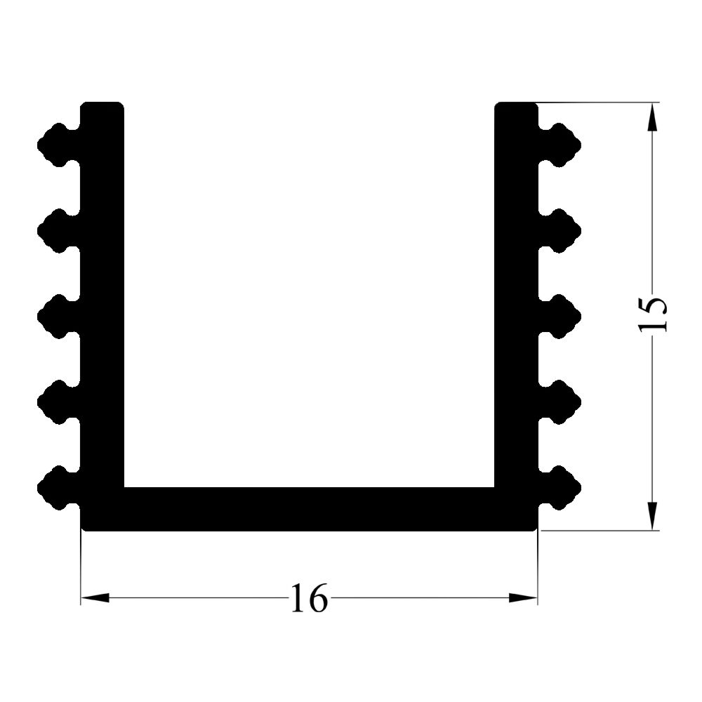 6 AS Aluminum Heatsink