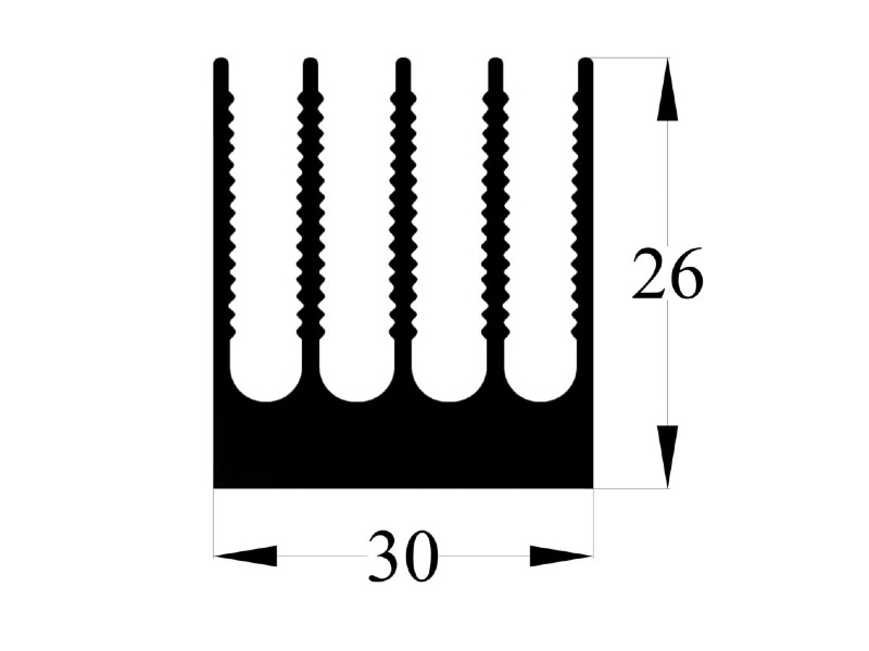 151 AS Aluminum Heatsink