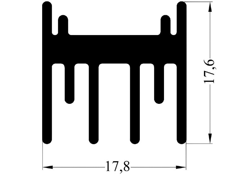 159 AS Aluminum Heatsink