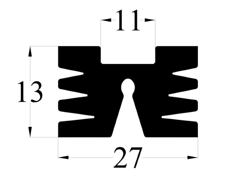 52 AS Aluminum Heatsink