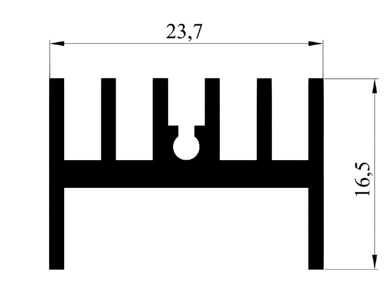 59 AS Aluminum Heatsink