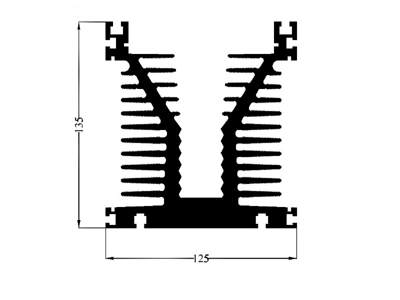 199 AS Aluminum Heatsink